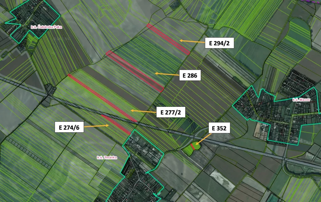 Trnávka – Spoluvlastnícke podiely na ornej pôde