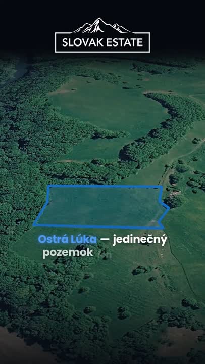 Video – Ostrá Lúka – POZEMOK na chatku / mobilný dom