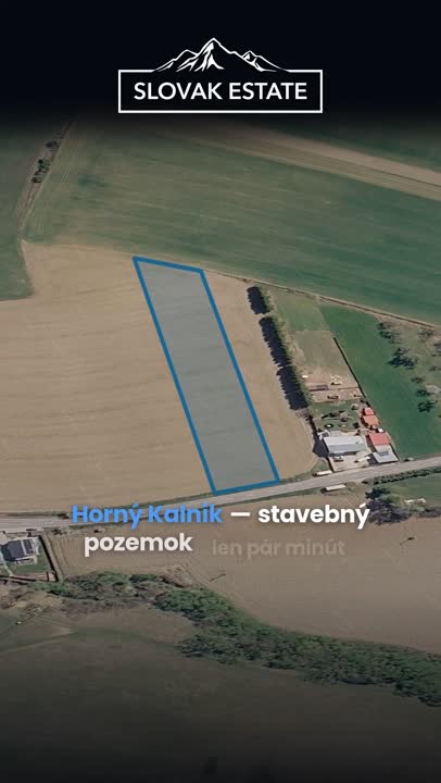 Video – Horný Kalník – Veľkometrážny stavebný pozemok