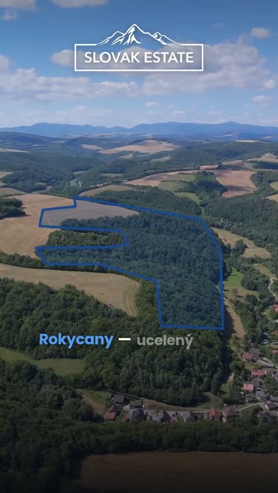 Video – Rokycany – Lesný rekreačný pozemok v 1/1 na skok od Prešova
