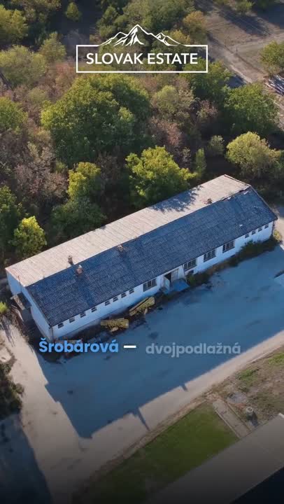 Video – Šrobárová – 480 m2 Hospodárska / administratívna budova / sklady